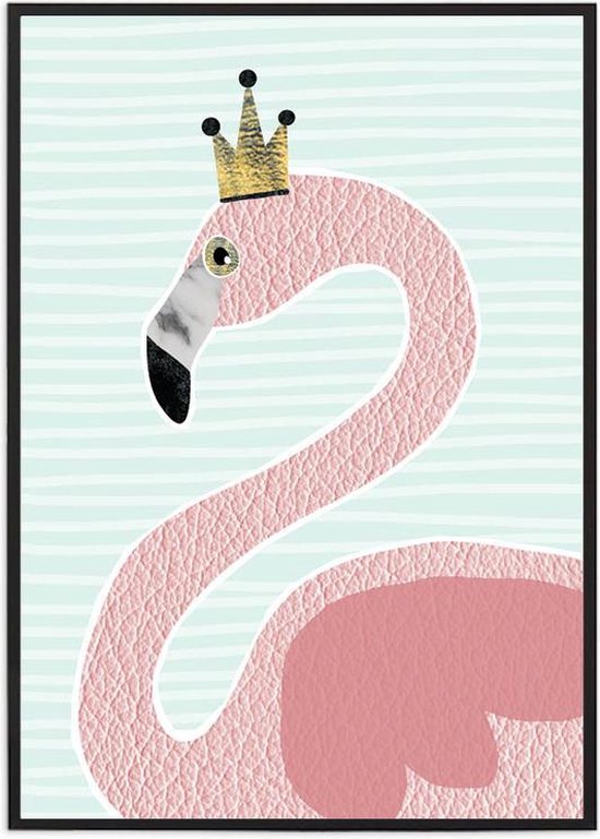 Poster Flamingo - A4 - Studio Hoeked