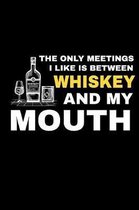 The Only Meetings I Like Is Between Whiskey And My Mouths