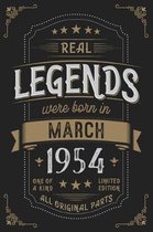 Real Legendes were born in March 1954