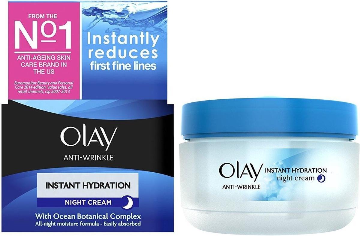 Olay Anti-Wrinkle Instant Hydration Moisturiser Night Cream