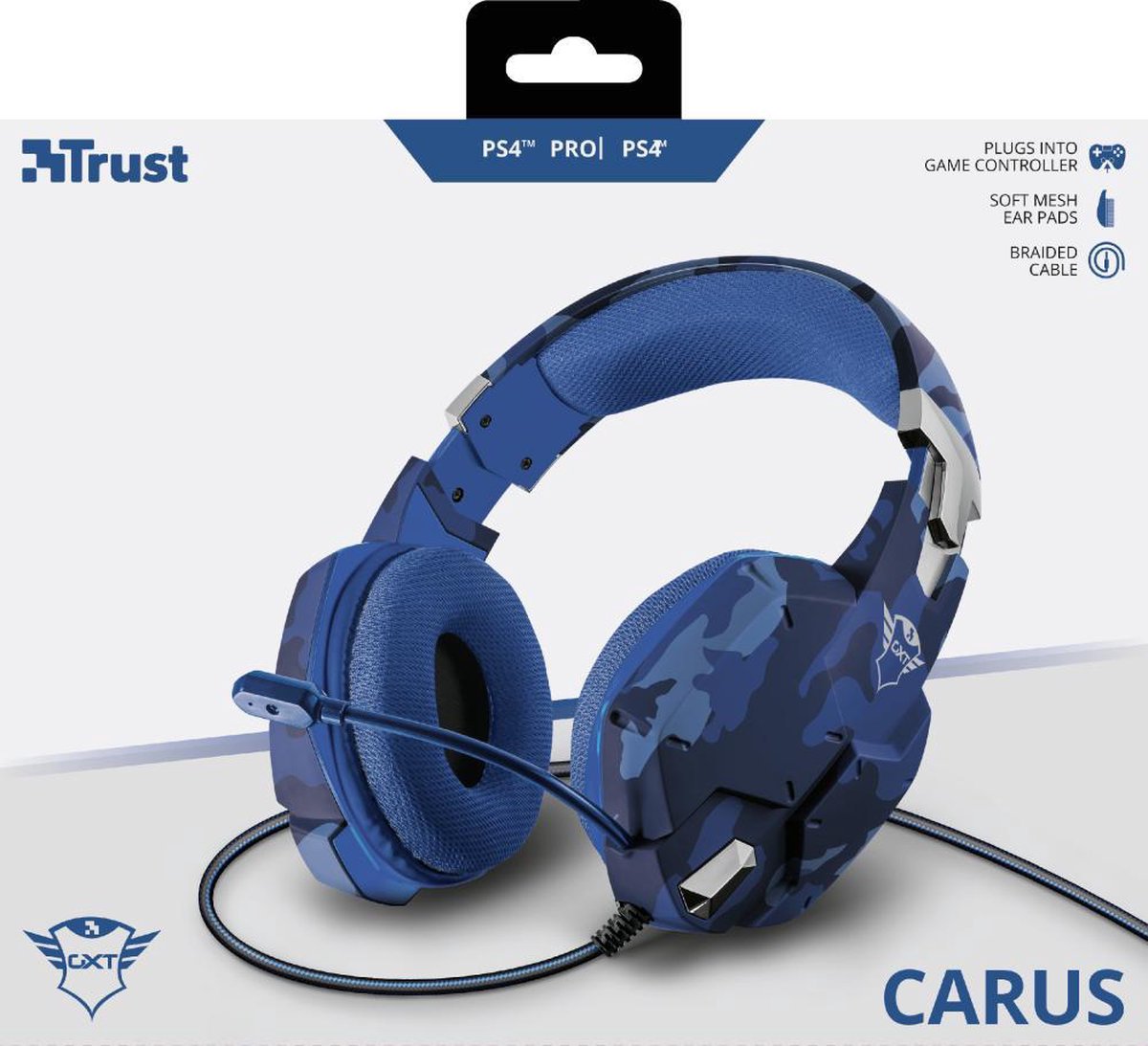 Trust GXT 322B Carus - Gaming Headset - PS4, PS5 en PC - Camo | bol