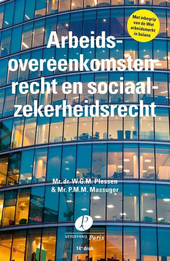 Huiswerk HRM Arbeids- en sociaal recht les 3 (1 t/m 8)
