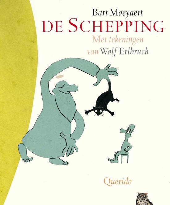 Omslag van De Schepping door Bart Moeyaert