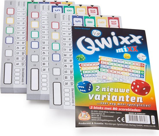 Qwixx Mixx - Uitbreiding - White Goblin Games