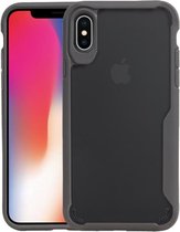 Grijs Focus Transparant Hard Cases voor iPhone X / XS