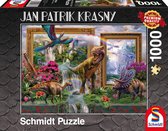 Schmidt Dinosaurs - Coming to life, 1000 stukjes - Puzzel - 12+