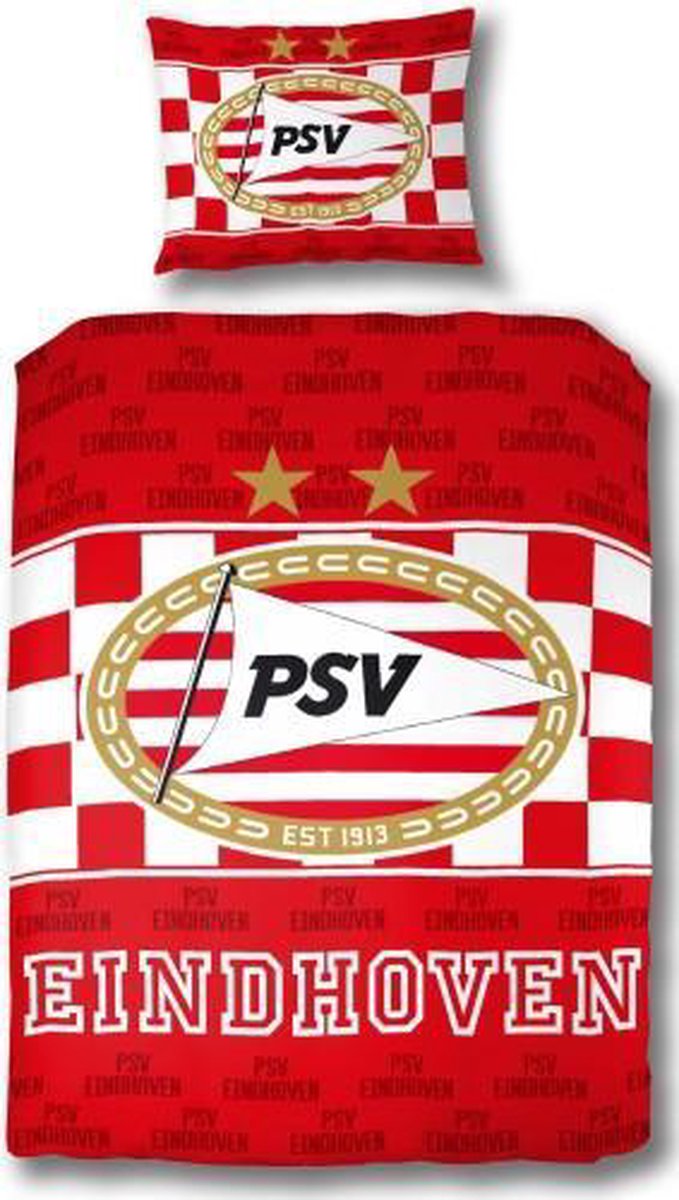 Zo veel verdiepen omringen Champion voetbalbed kinderbed rood | PSV dekbedovertrek | bol.com