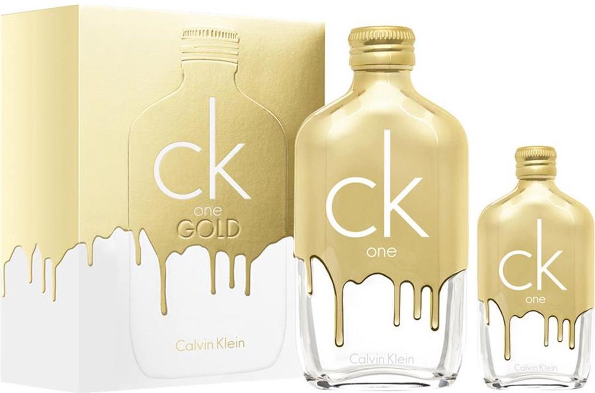 Calvin Klein - CK One Gold EDT 200 ml a CK One Gold EDT 50 ml - Eau De  Toilette - 250ML | bol.com