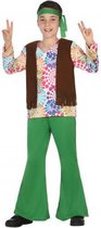 Groen hippie kostuum voor jongens - Verkleedkleding - 104/110