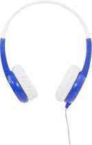 BuddyPhones Discover - Kindvriendelijke Hoofdtelefoon/Headset, blauw, wit