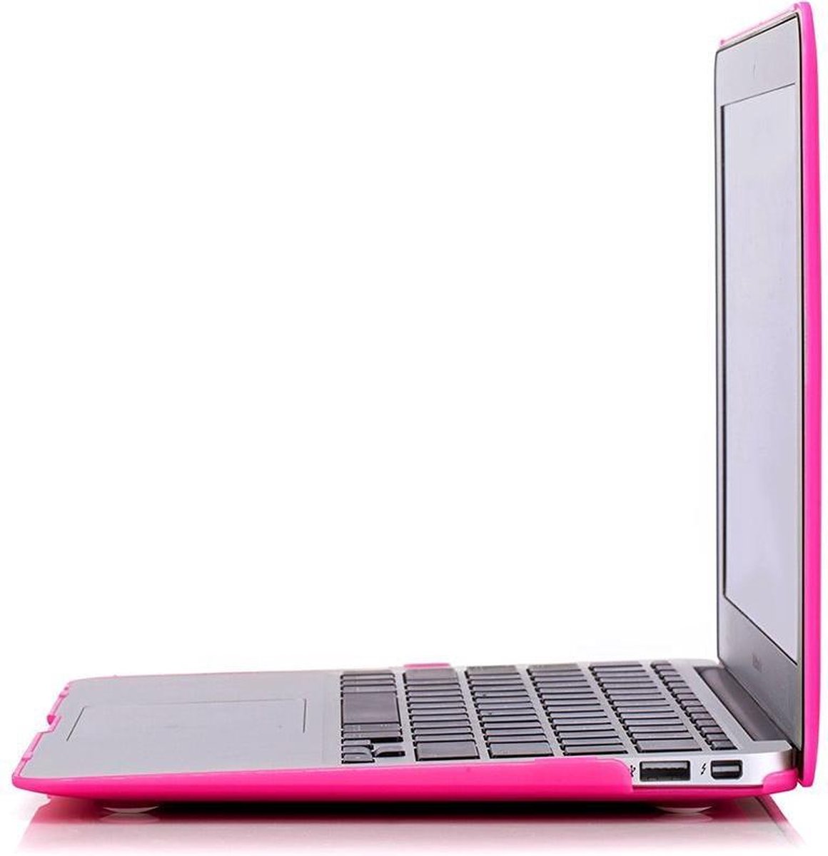Macbook Case voor Macbook Retina 12 inch - Laptop Cover - Matte Fel Pink