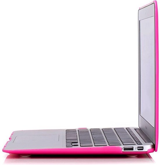 Coque Macbook pour Macbook Retina 12 pouces - Housse ordinateur portable -  Pink vif mat | bol.com