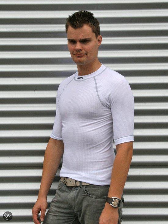 Craft heren thermoshirt korte mouw wit Xl | bol.com