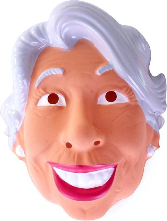 Offer traagheid Magistraat Sarah verkleed pop masker lachend 27 x 20 cm - Leeftijd versiering tuin pop  50 jaar | bol.com