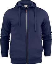 Printer hooded sweat jacket Overhead man - 2262051 - Marine - maat 3XL