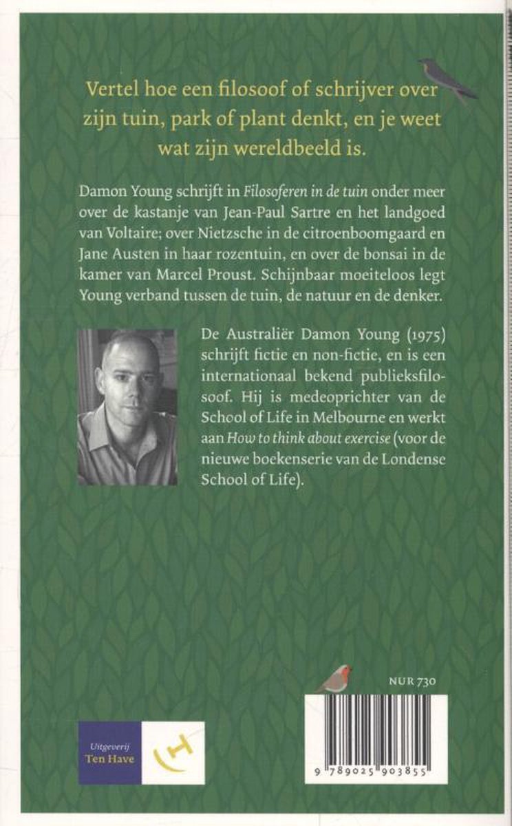 Filosoferen in de tuin - back cover
