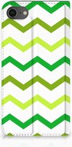 Hoesje iPhone SE (2020/2022) | 7 | 8 Standcase Zigzag Groen