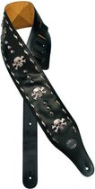 Gitaarriem Biker Series Skulls GST-288-BK Gaucho