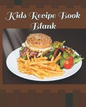 Kids Recipe Book Blank