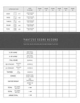 Yahtzee Score Record