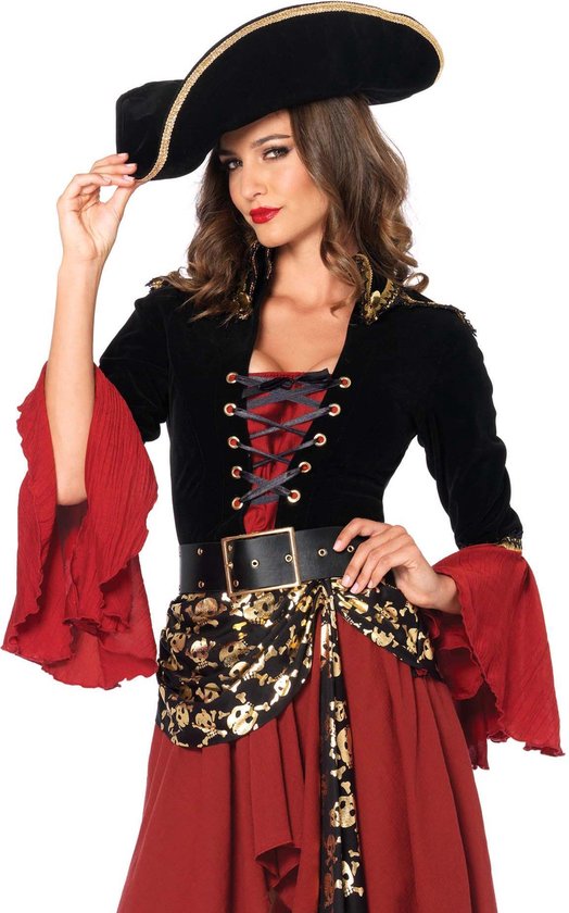 Déguisement pirate asymétrique femme