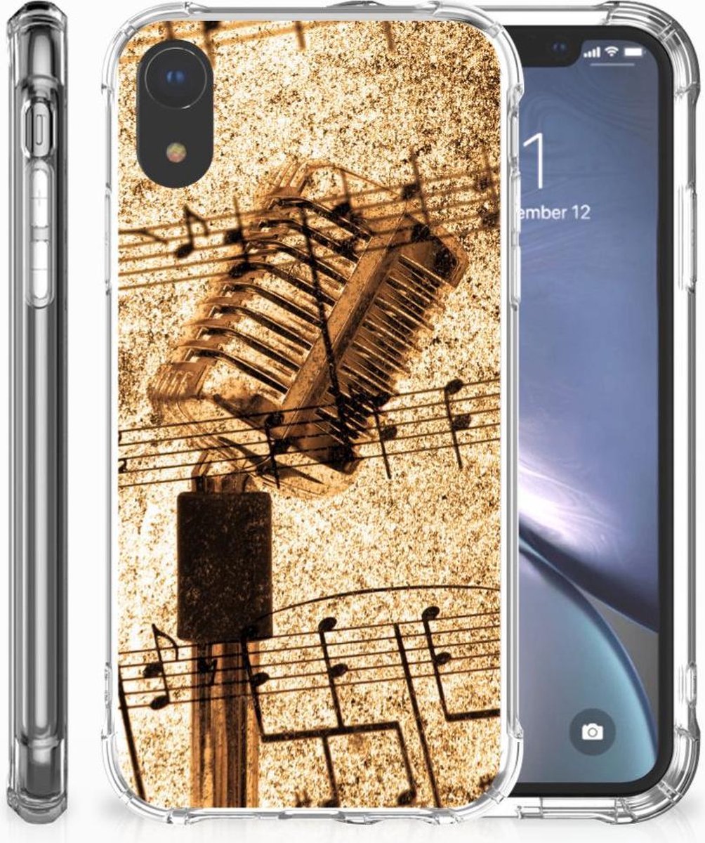 Apple iPhone Xr Anti-shock Hoesje met foto Bladmuziek
