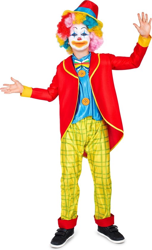 Grappige clown kostuum voor kinderen - Verkleedkleding - 104/116 |