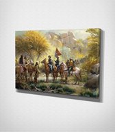 The South Will Rise Again - 100 x 70 cm - Schilderij - Canvas - Slaapkamer - Wanddecoratie  - Slaapkamer - Foto op canvas