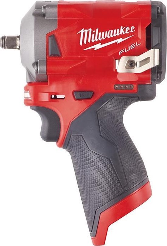 Foto: Milwaukee m12 fiw38 0 12v li ion accu slagmoersleutel body 339nm 3 8 koolborstelloos