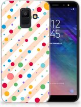Geschikt voor Samsung Galaxy A6 (2018) TPU Hoesje Design Dots