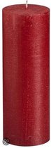 Bolsius Rustiek Metallic Stompkaars - 190/68 mm - 6 stuks - Rood