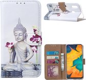 Buddha Boekmodel Hoesje Samsung Galaxy A40