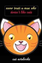 Never Trust a Man Who Doesn't Like Cats