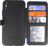 Back Cover Book Design Hoesje voor iPhone X Zwart