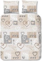 Good Morning Pauline - Dekbedovertrek - Eenpersoons - 140x200/220 cm + 1 kussensloop 60x70 cm - Zand
