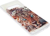 Oranje tijger siliconen hoesje Geschikt voor Samsung Galaxy S10
