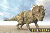 DP® Diamond Painting pakket volwassenen - Afbeelding: Albertaceratops - 50 x 75 cm volledige bedekking, vierkante steentjes - 100% Nederlandse productie! - Cat.: Dieren - Prehistorische diere