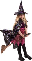 Heksencape met holografische patronen voor meisjes - Verkleedattribuut