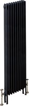 Design radiator verticaal 3 kolom staal mat antraciet 180x47,3cm 1556 watt - Eastbrook Rivassa