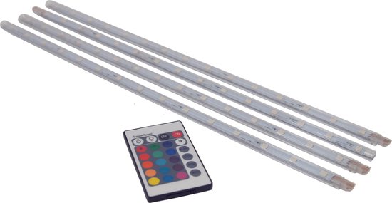 Profile Prolight LED Strip 4 X 40 Cm Met Afstandsbediening IP20