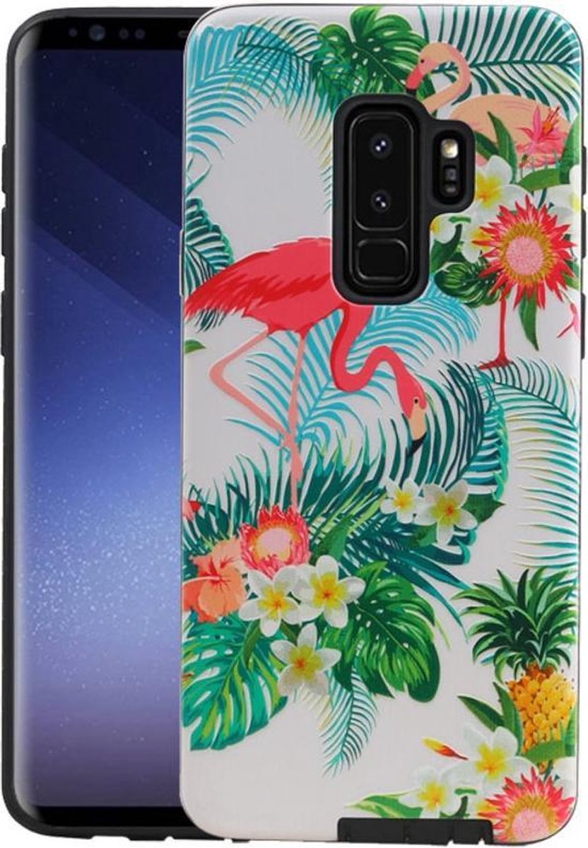 Flamingo Design Hardcase Backcover - Hoesje Geschikt voor Samsung Galaxy S8 Plus