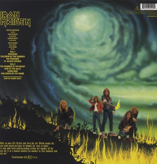 洋楽 IRON MAIDEN The Number of the Beast LP Iron Maiden The Number Of The Beast - LP heavy metal album - 2014