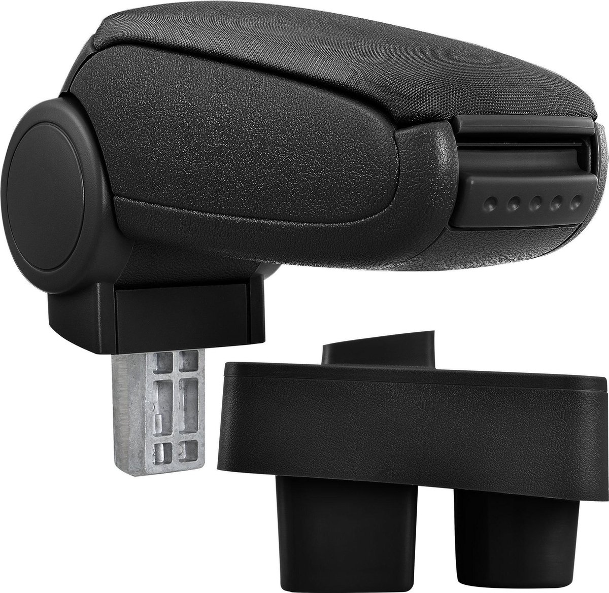 [pro.tec]® Armsteun-Skoda Roomster-Fabia II2007-stof-zwart