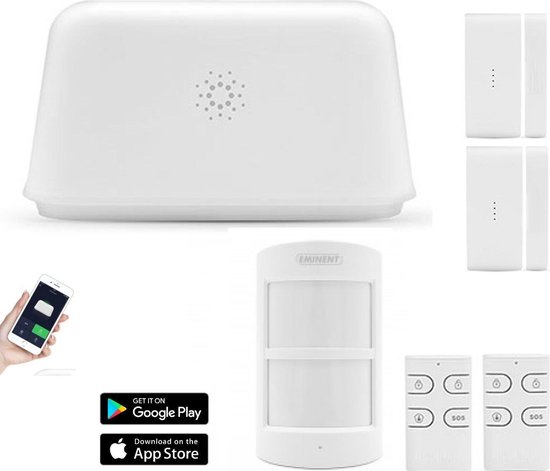 Chuango wifi alarmsysteem - 2 sensoren - 2 alarm bevestigingen | bol.com
