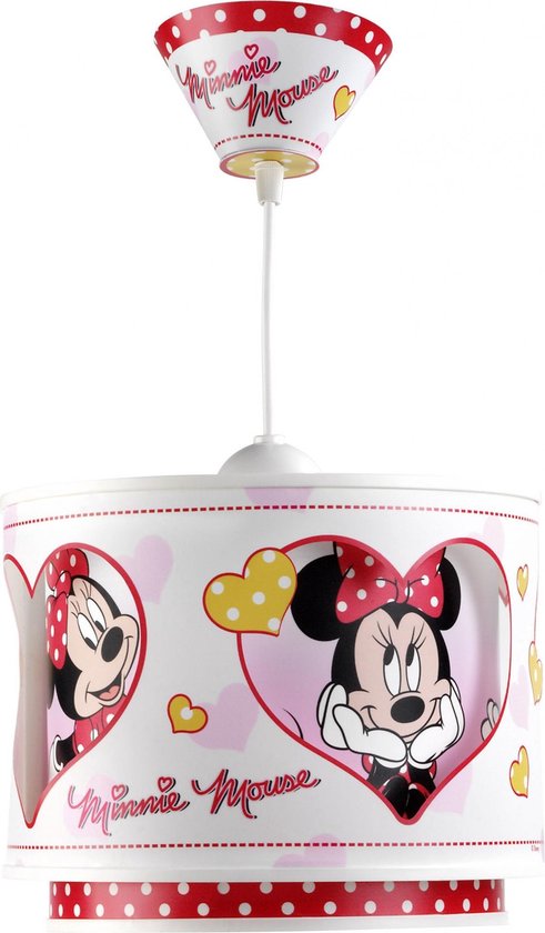 Minnie Mouse - Hanglamp - Wit, Roze |