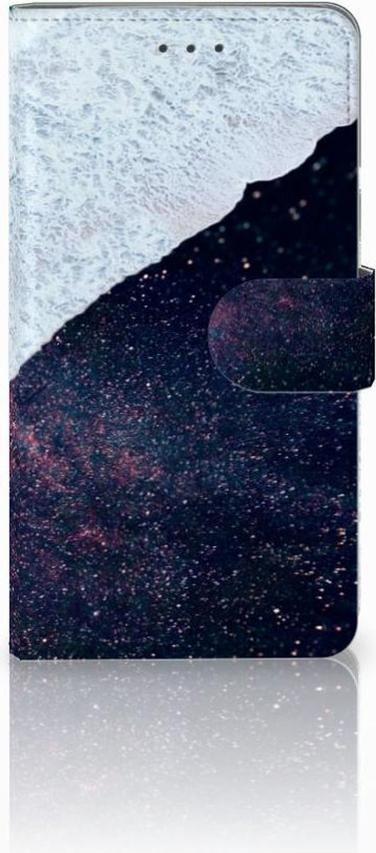 Samsung Galaxy J7 2016 Book Case Sea in Space