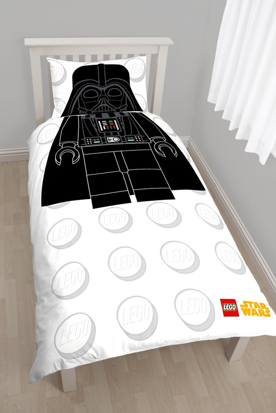 Star Wars Lego dekbedovertrek Suits - eenpersoons dekbedhoes en 1  kussensloop - zwart... | bol.com