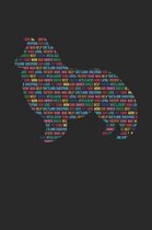 Shetland Sheepdog Notebook 'Word Cloud' - Gift for Shetland Sheepdog Lovers - Shetland Sheepdog Journal