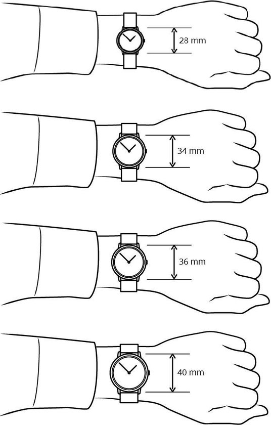 Daniel Wellington Classic Bristol DW00100039  - Horloge - Leer - Bruin - Ø 36 mm