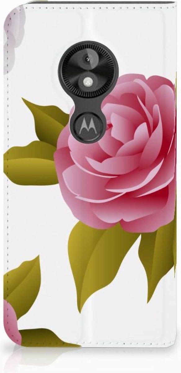 Motorola Moto E5 Play Smart Cover Roses